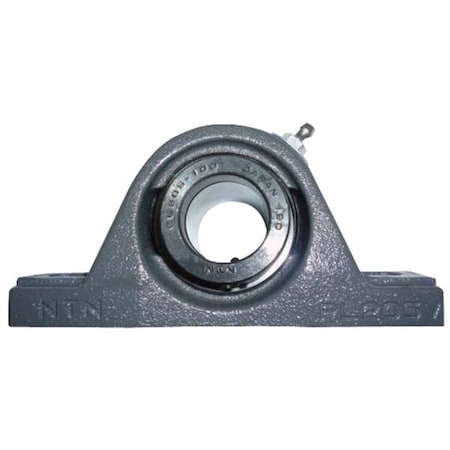Ntn UELPL-1.1/8M - Pillow Block Bearing, Cast Iron Housing Material, Eccentric Locking Collar, Ball, 1-1/8 in Dia, Alloy Steel Insert Material