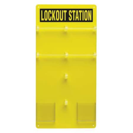 Brady 50991 - Lockout Board,Unfilled,23-1/2 In H