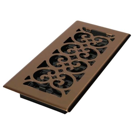 Decor Grates SPH408-A - Floor Register 5.5 X 9.5, Antique Brass, Brass