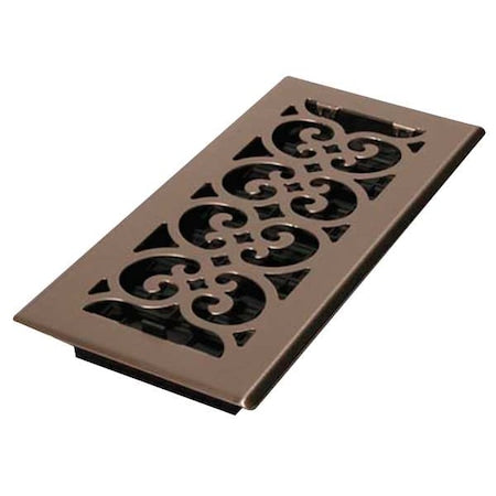 Decor Grates SPH408-NKL - Floor Register 5.5 X 9.5, Brushed Nickel, Steel
