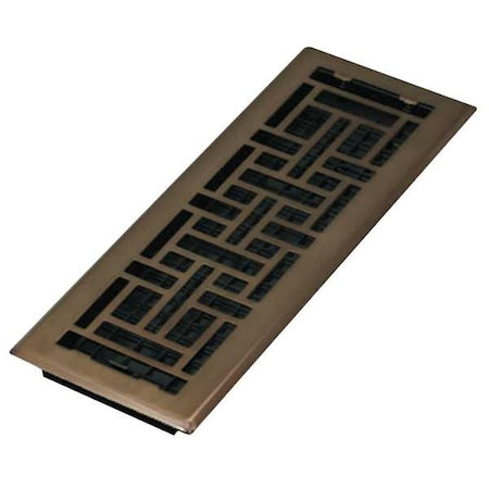 Decor Grates AJH414-RB - Floor Register 5.5 X 15.5, Rubbed Bronze, Plated Steel