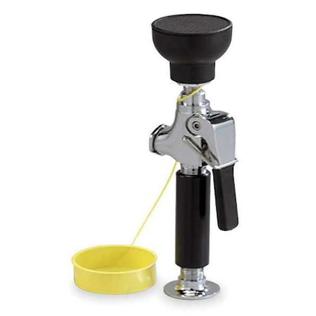Bradley S19-460 - Single Head Drench Hose,Countertop,8 ft.