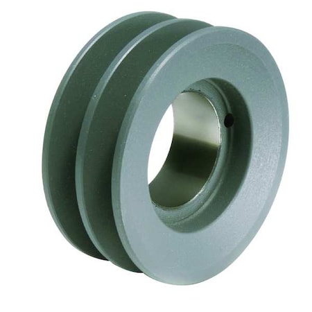 Tb Woods 2BK47 - 1/2 in to 1-1/2 in Quick Detachable Bushed Bore 2 Groove V-Belt Pulley 4.45 in OD