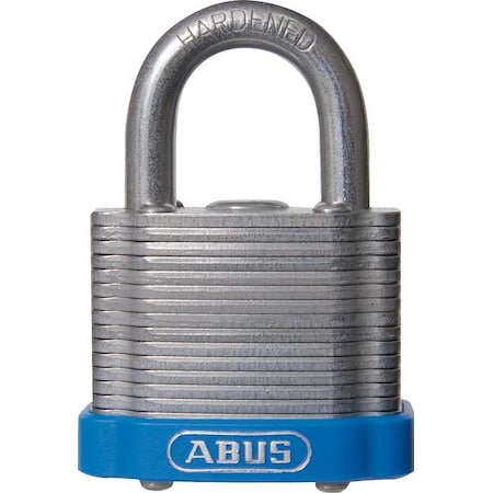 Abus 41/40 KA Blue - Lockout Padlock, Keyed Alike, Steel, Blue, 3/4 in Shackle Height, 1 1/2 in Body Width