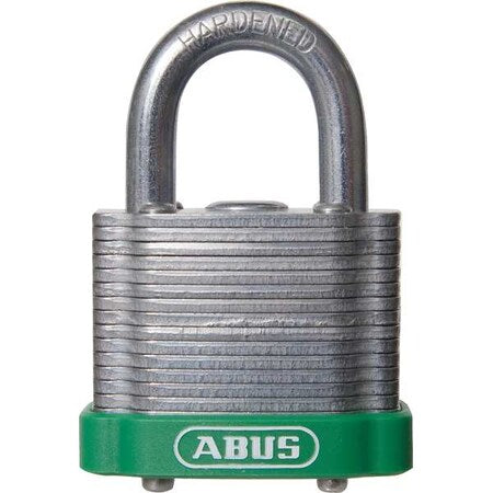 Abus 41/40 KD Green - Lockout Padlock, Keyed Different, Steel, Green, 3/4 in Shackle Height, 1 1/2 in Body Width