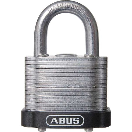 Abus 41/40 KA Black - Lockout Padlock, Keyed Alike, Steel, Black, 3/4 in Shackle Height, 1 1/2 in Body Width