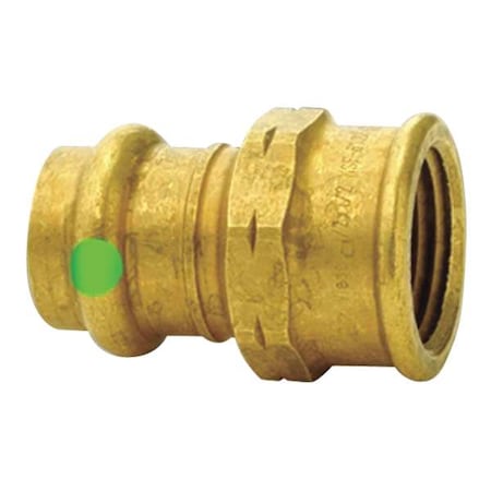 Viega 79345 - Strt,Bronze,Press-fit11/4in,FNPT1in