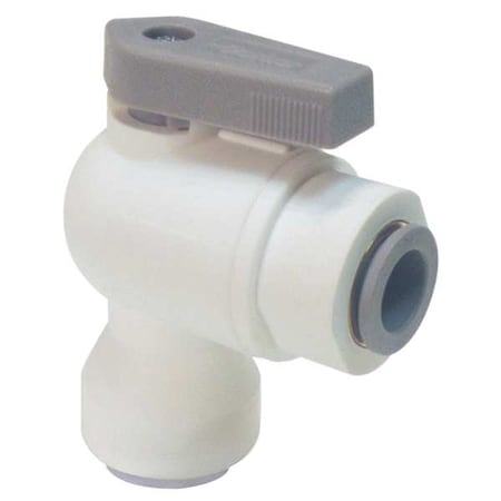 Parker LFPP4VEU4 - 1/4" Push Polypropylene Ball Valve Angle