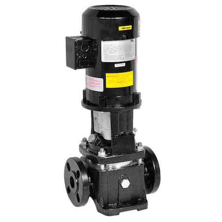 Dayton 5UWH6 - Booster Pump, 1/2 hp, 208 to 240/480 V AC, 3 Phase, 1-1/4 in Flanged Inlet Size, 2 Stage