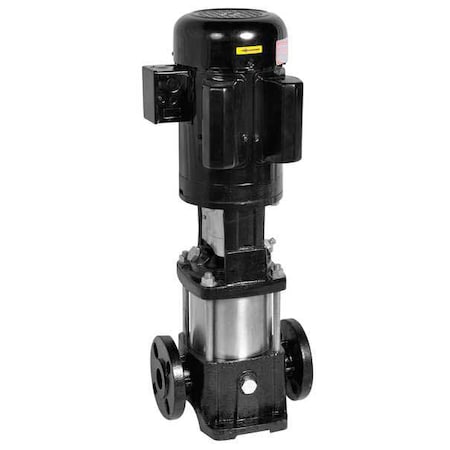 Dayton 5UWJ2 - Booster Pump, 1 1/2 hp, 120/208 to 240 V AC, 1 Phase, 1-1/4 in Flanged Inlet Size, 8 Stage