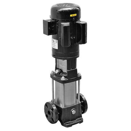 Dayton 5UWJ3 - Booster Pump, 2 hp, 120/208 to 240 V AC, 1 Phase, 1-1/4 in Flanged Inlet Size, 11 Stage
