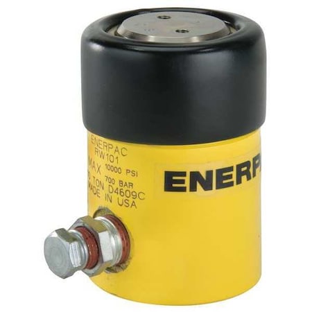 Enerpac RW101 - RW101, 11180 lbs Capacity, 0.99 in Stroke, General Purpose Hydraulic Cylinder, Cylindrical Model