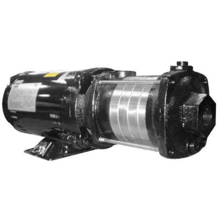 Dayton 5UXG0 - Booster Pump, 3/4 hp, 208 to 240/480 V AC, 3 Phase, 3/4 in NPT Inlet Size, 5 Stage