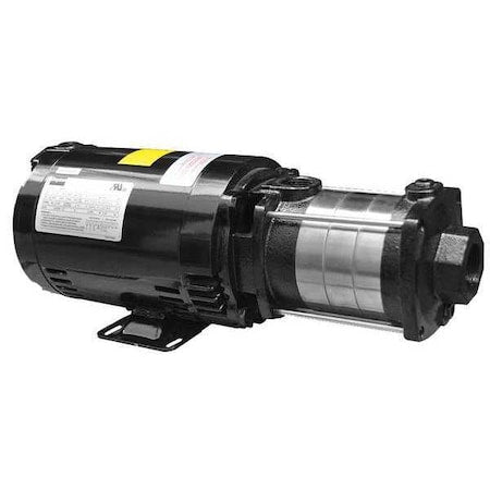 Dayton 5UXG2 - Booster Pump, 1 1/2 hp, 208 to 240/480 V AC, 3 Phase, 1-1/4 in NPT Inlet Size, 4 Stage