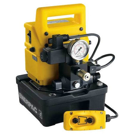 Enerpac WUD1300B - Hydraulic Electric Pump, Single Acting, 0.5 hp, Universal Motor, 5,000 psi Max Pressure