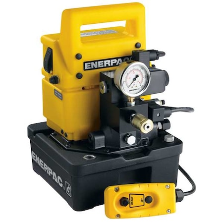Enerpac WUD1100B - Hydraulic Electric Pump, Single Acting, 0.5 hp, Universal Motor, 5,000 psi Max Pressure