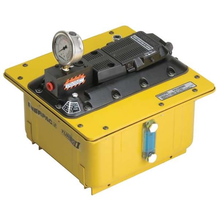 Enerpac PACG50S8S - Pump,Air/Hyd,5000 PSI,2 Gal,w/Gauge