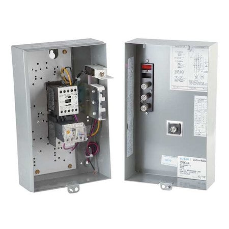 Eaton ECX09G1CAA-R63/DL30 - Nonreversing IEC Magnetic Motor Starter, 1 NEMA Rating, 480 V AC, 3 Poles, 1 NO/1 NC