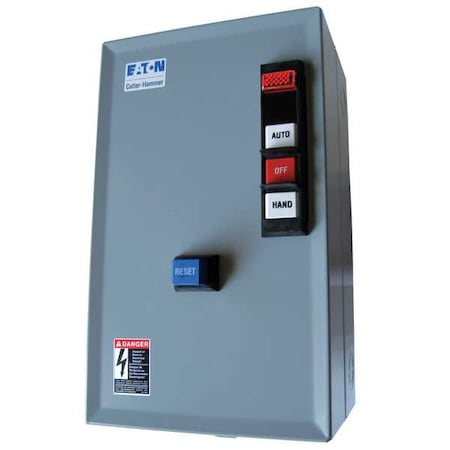 Eaton ECX09C1AJA-R63/C - Nonreversing IEC Magnetic Motor Starter, 1 NEMA Rating, 120 V AC, 3 Poles, 1 NO/1 NC