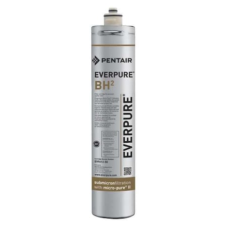 Pentair Everpure EV961251-75 - Quick Connect Filter, 0.5 gpm, 0.5 Micron, 3" O.D., 14 3/4 in H