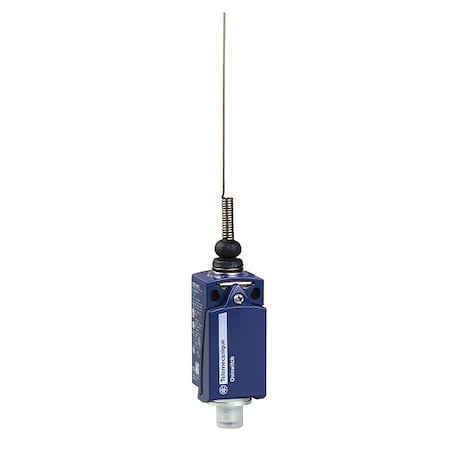 Telemecanique Sensors XCKD2106M12 - Limit Switch, Cat Whisker, Wobble Stick, 1 NC/1 NO, 4 A at 240 V AC, Actuator Location: Top