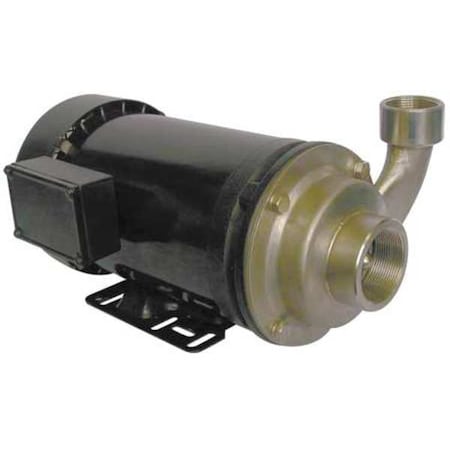 Dayton 5WXU1 - Cntrfug Pmp,316 SStl,3 P,1 1/2in,3hp,150gpm