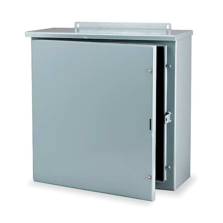 Wiegmann RHC161206 - Padlockable Hasp Electrical Enclosures, 16 in H, 6 in D, 12 in W, 3 R, Steel