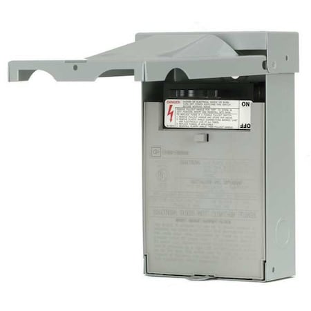 Eaton DPU222R - Disconnect Switch, Nonfusible, DPST, Single Phase, NEMA 3 R, Indoor/Outdoor, Pull-Out, Steel