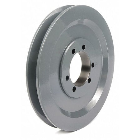 Tb Woods 861B - 1/2 in to 1-15/16 in Quick Detachable Bushed Bore 1 Groove V-Belt Pulley 8.95 in OD