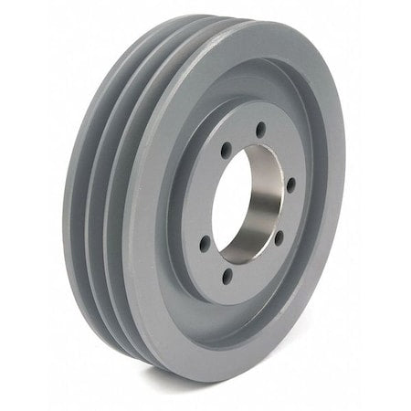 Tb Woods 3V693 - 1/2 in to 1-15/16 in Quick Detachable Bushed Bore 3 Groove V-Belt Pulley 6.9 in OD