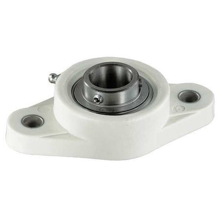 Ntn ZUCNFL206-19 - Flange Bearing, 2-Bolt, Ball, 1-3/16" Bore