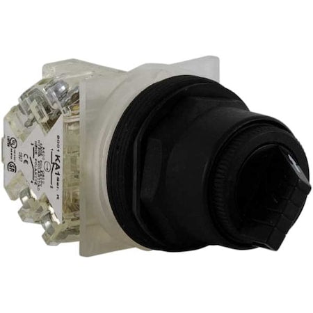 Schneider Electric 9001SKS11BH13 - Selector Switch,Non-Illum,2 Pos,30mm,Black