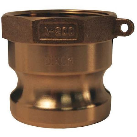 Dixon G400-A-BR - Adapter,4 In,100 psi,Male Adapter x FNPT