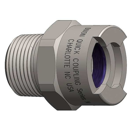 Dixon 4NM6-B - Female to Bowes Coupler,(M)NPT,1/2,Brass