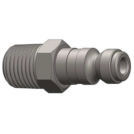 Dixon J3M2 - Male to Automotive Plug,(M)NPT,3/8,Steel