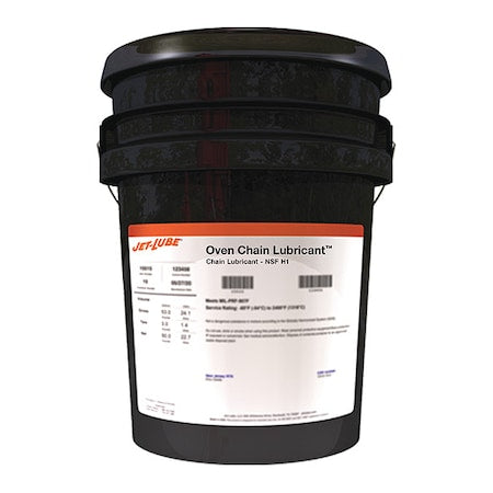 Jet-Lube 33216 - 5 gal. White Oven Chain Lubricant Bucket