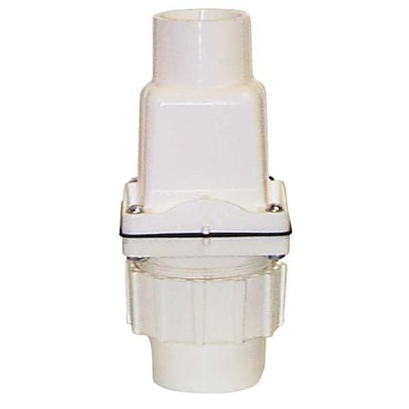 Zoeller 30-0102 - Check Valve with Union,11 in Overall L