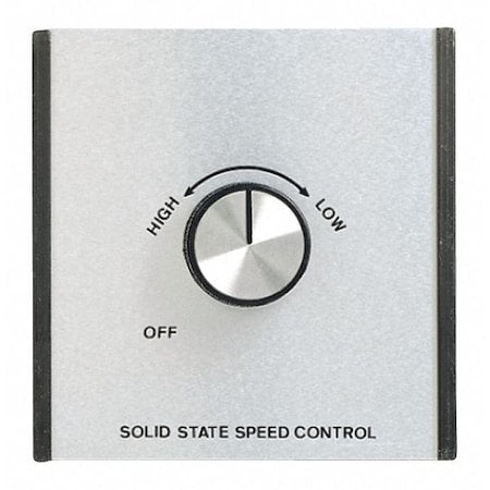 Hunter 22394 - Fan Speed Rotary Wall Control, Brushed Steel
