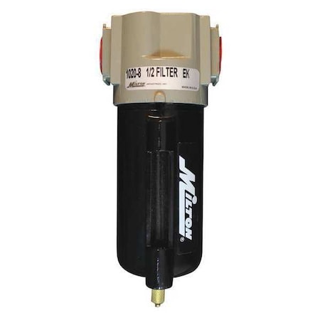 Milton 1020-8 - Filter,Metal Bowl,1/2" NPT
