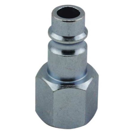 Milton 761-1 - V-Style High Flow Plug, 1/4 in FNPT, Steel, PK10