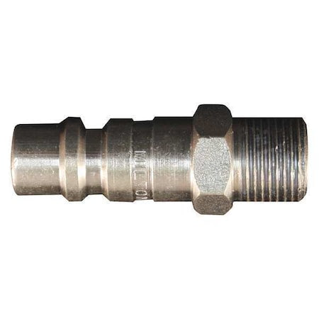 Milton 1859 - G Style Plug, 3/8 in MNPT, Steel, PK5