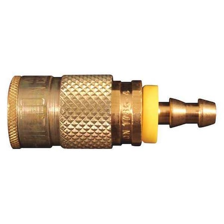 Milton 1786-6 - T Push-Lock Coupler,3/8"Hose Barb,PK10