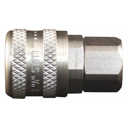 Milton 775 - A Style Coupler, 1/4 in FNPT, Steel, PK10