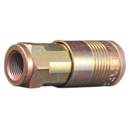 Milton 1813 - G-Style Quick Connect Coupler, 3/8 in FNPT, Steel, PK5