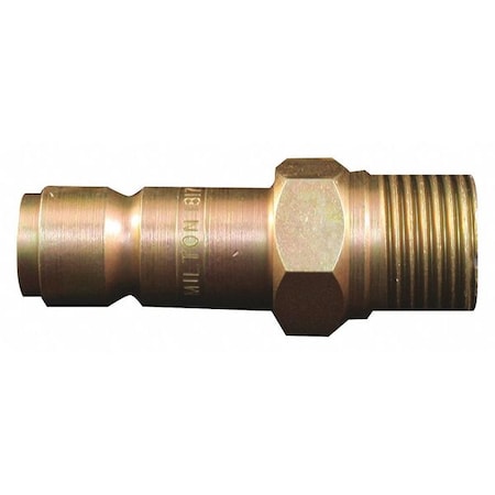 Milton 1817 - G Style Plug, 1/2 in MNPT, Steel, PK5