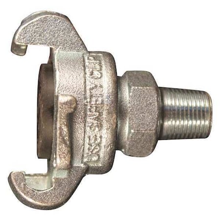 Milton 1863-8 - Twist Lock Universal Coupler, 3/4 in MNPT, Iron, 10 Pack