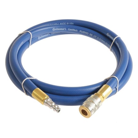 Continental PLB03830-03-53 - 3/8" x 3 ft PVC Coupled Multipurpose Air Hose 300 psi BL