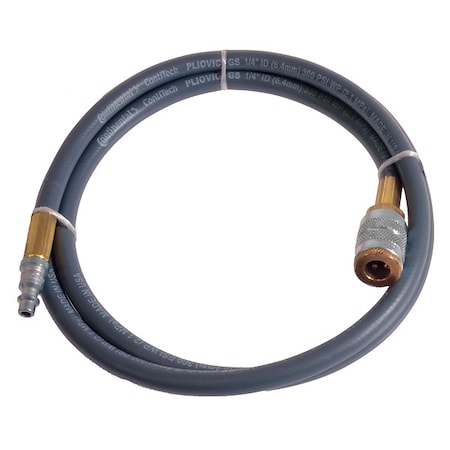 Continental PLG02530-50-51 - 1/4" x 50 ft PVC Coupled Multipurpose Air Hose 300 psi GY