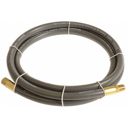 Continental PLG05030-03-31 - 1/2" x 3 ft PVC Coupled Multipurpose Air Hose 300 psi GY
