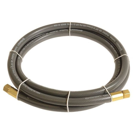 Continental PLG05030-03-41 - 1/2" x 3 ft PVC Coupled Multipurpose Air Hose 300 psi GY